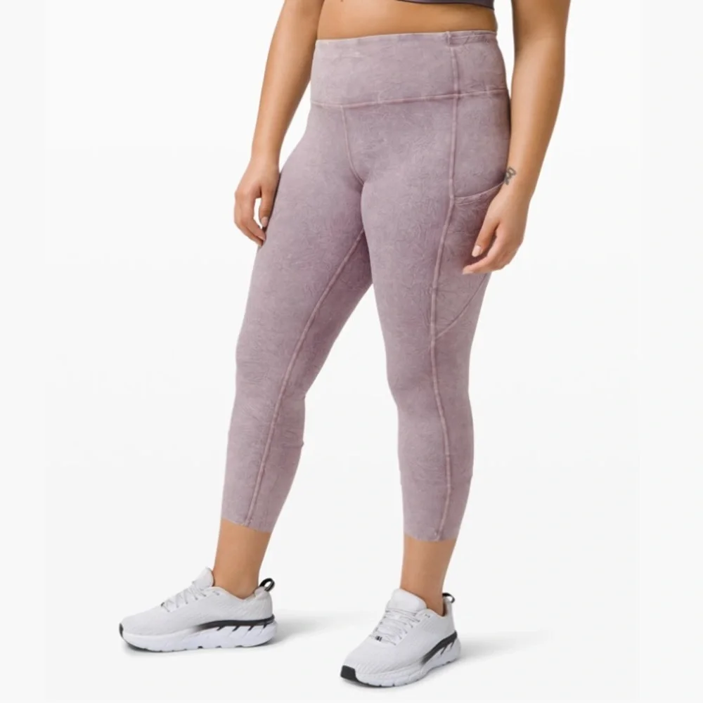 Lululemon FAST AND FREE HIGH RISE TIGHT 25" ICE DYE - Picture 1 of 2